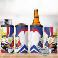 Personalized Philippines Eagle 4 in 1 Can Cooler Tumbler Republika ng Pilipinas