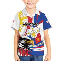 Personalized Philippines Eagle Family Matching Long Sleeve Bodycon Dress and Hawaiian Shirt Republika ng Pilipinas