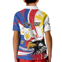 Personalized Philippines Eagle Kid Polo Shirt Republika ng Pilipinas