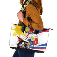 Philippines Eagle Leather Tote Bag Republika ng Pilipinas