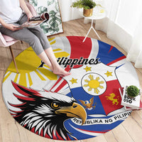 Philippines Eagle Round Carpet Republika ng Pilipinas