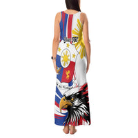 Personalized Philippines Eagle Tank Maxi Dress Republika ng Pilipinas