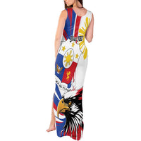 Personalized Philippines Eagle Tank Maxi Dress Republika ng Pilipinas