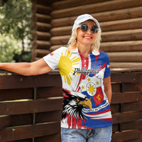 Personalized Philippines Eagle Women Polo Shirt Republika ng Pilipinas