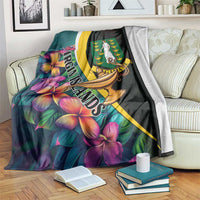 British Virgin Islands Tropical Blanket Curve Style