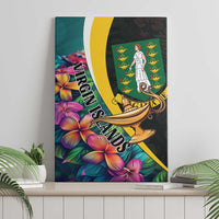 British Virgin Islands Tropical Canvas Wall Art Curve Style