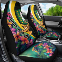 British Virgin Islands Tropical Car Seat Cover Curve Style