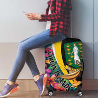 British Virgin Islands Tropical Luggage Cover Curve Style