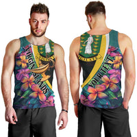 Personalised British Virgin Islands Tropical Men Tank Top Curve Style