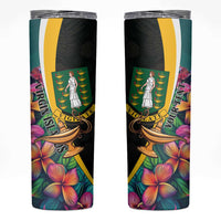 Personalised British Virgin Islands Tropical Skinny Tumbler Curve Style