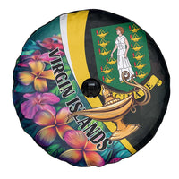 British Virgin Islands Tropical Spare Tire Cover Curve Style