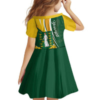 Personalised British Virgin Islands Family Matching Off Shoulder Maxi Dress and Hawaiian Shirt Vigilate Flag Color