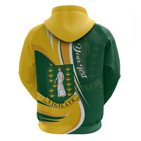 Personalised British Virgin Islands Hoodie Vigilate Flag Color