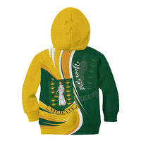 Personalised British Virgin Islands Kid Hoodie Vigilate Flag Color