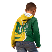 Personalised British Virgin Islands Kid Hoodie Vigilate Flag Color