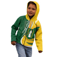 Personalised British Virgin Islands Kid Hoodie Vigilate Flag Color