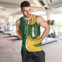 Personalised British Virgin Islands Men Tank Top Vigilate Flag Color