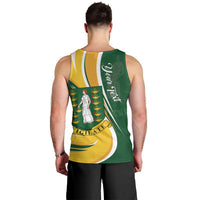 Personalised British Virgin Islands Men Tank Top Vigilate Flag Color