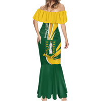 Personalised British Virgin Islands Mermaid Dress Vigilate Flag Color