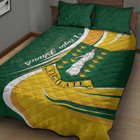 British Virgin Islands Quilt Bed Set Vigilate Flag Color