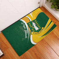British Virgin Islands Rubber Doormat Vigilate Flag Color