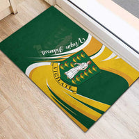British Virgin Islands Rubber Doormat Vigilate Flag Color