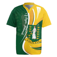 Personalised British Virgin Islands Rugby Jersey Vigilate Flag Color