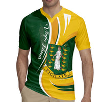 Personalised British Virgin Islands Rugby Jersey Vigilate Flag Color