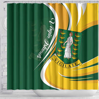 British Virgin Islands Shower Curtain Vigilate Flag Color