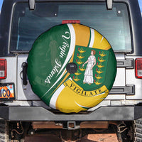 British Virgin Islands Spare Tire Cover Vigilate Flag Color
