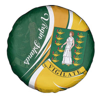 British Virgin Islands Spare Tire Cover Vigilate Flag Color