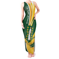 Personalised British Virgin Islands Tank Maxi Dress Vigilate Flag Color