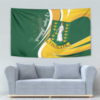 British Virgin Islands Tapestry Vigilate Flag Color