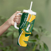 Personalised British Virgin Islands Tumbler With Handle Vigilate Flag Color