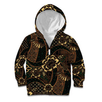 Indonesian Batik Pattern Vintage Brown Kid Hoodie