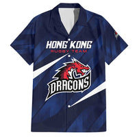 Custom Hong Kong Rugby Hawaiian Shirt Dragons Go Champions