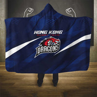 Hong Kong Rugby Hooded Blanket Dragons Go Champions