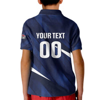 Custom Hong Kong Rugby Kid Polo Shirt Dragons Go Champions