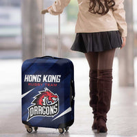 Hong Kong Rugby Luggage Cover Dragons Go Champions