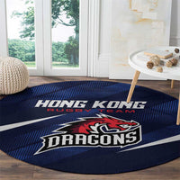 Hong Kong Rugby Round Carpet Dragons Go Champions