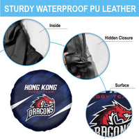 Hong Kong Rugby Spare Tire Cover Dragons Go Champions