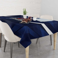 Hong Kong Rugby Tablecloth Dragons Go Champions