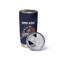 Custom Hong Kong Rugby Tumbler Cup Dragons Go Champions