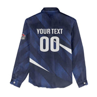 Custom Hong Kong Rugby Women Casual Shirt Dragons Go Champions