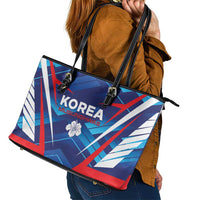 Korea Rugby Leather Tote Bag Mugunghwas Go Champions