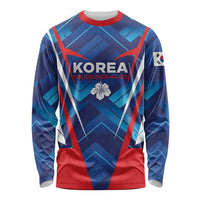 Custom Korea Rugby Long Sleeve Shirt Mugunghwas Go Champions
