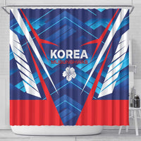 Korea Rugby Shower Curtain Mugunghwas Go Champions
