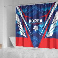 Korea Rugby Shower Curtain Mugunghwas Go Champions