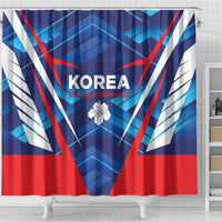 Korea Rugby Shower Curtain Mugunghwas Go Champions