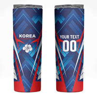 Custom Korea Rugby Skinny Tumbler Mugunghwas Go Champions